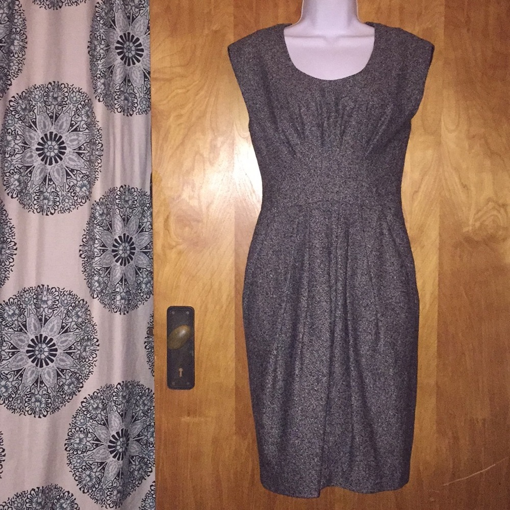 Cynthia Steffe Gray Wool & Silk Dress Size 2